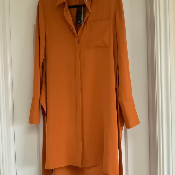Armani Exchange button down shirt dress - Picture 3 of 5